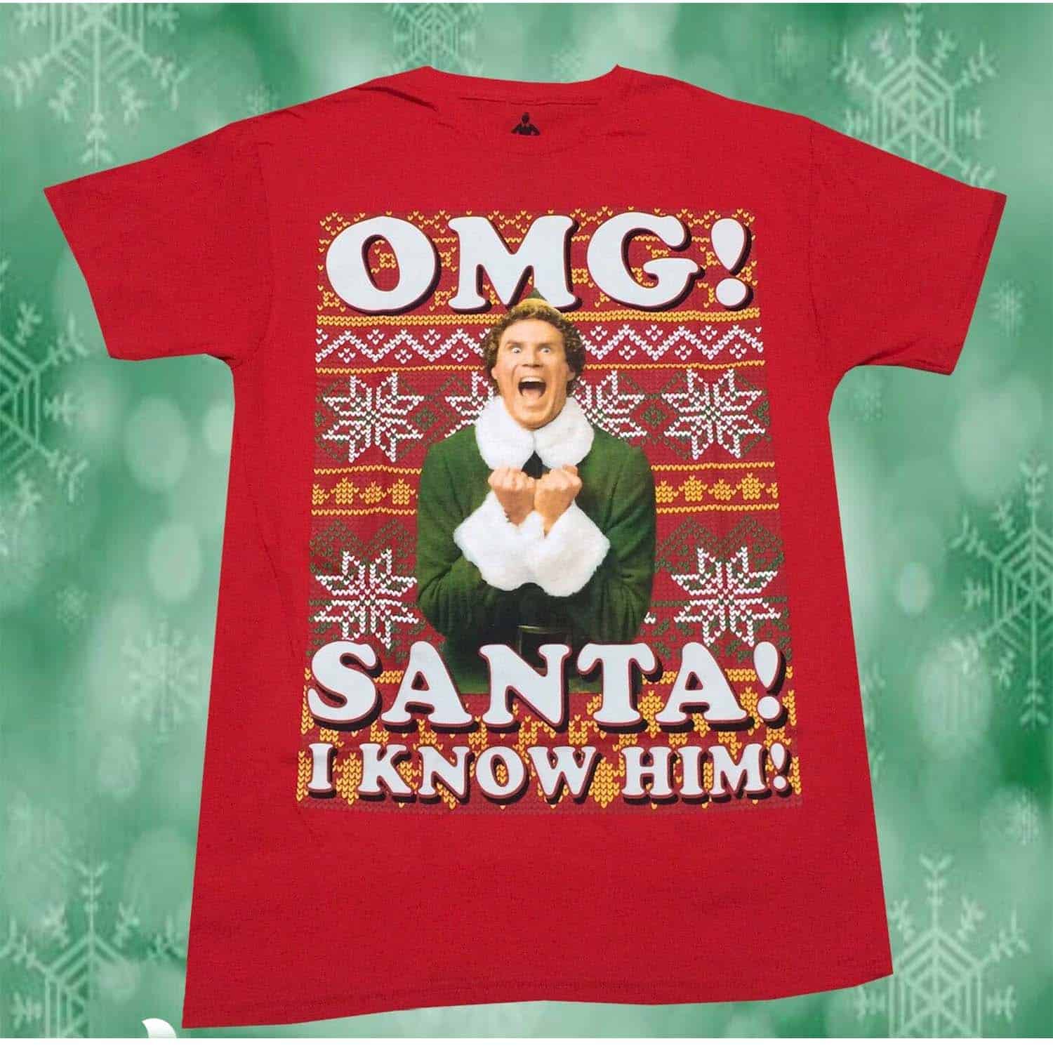 Buddy The Elf Omg Santa I Know Him Shirt