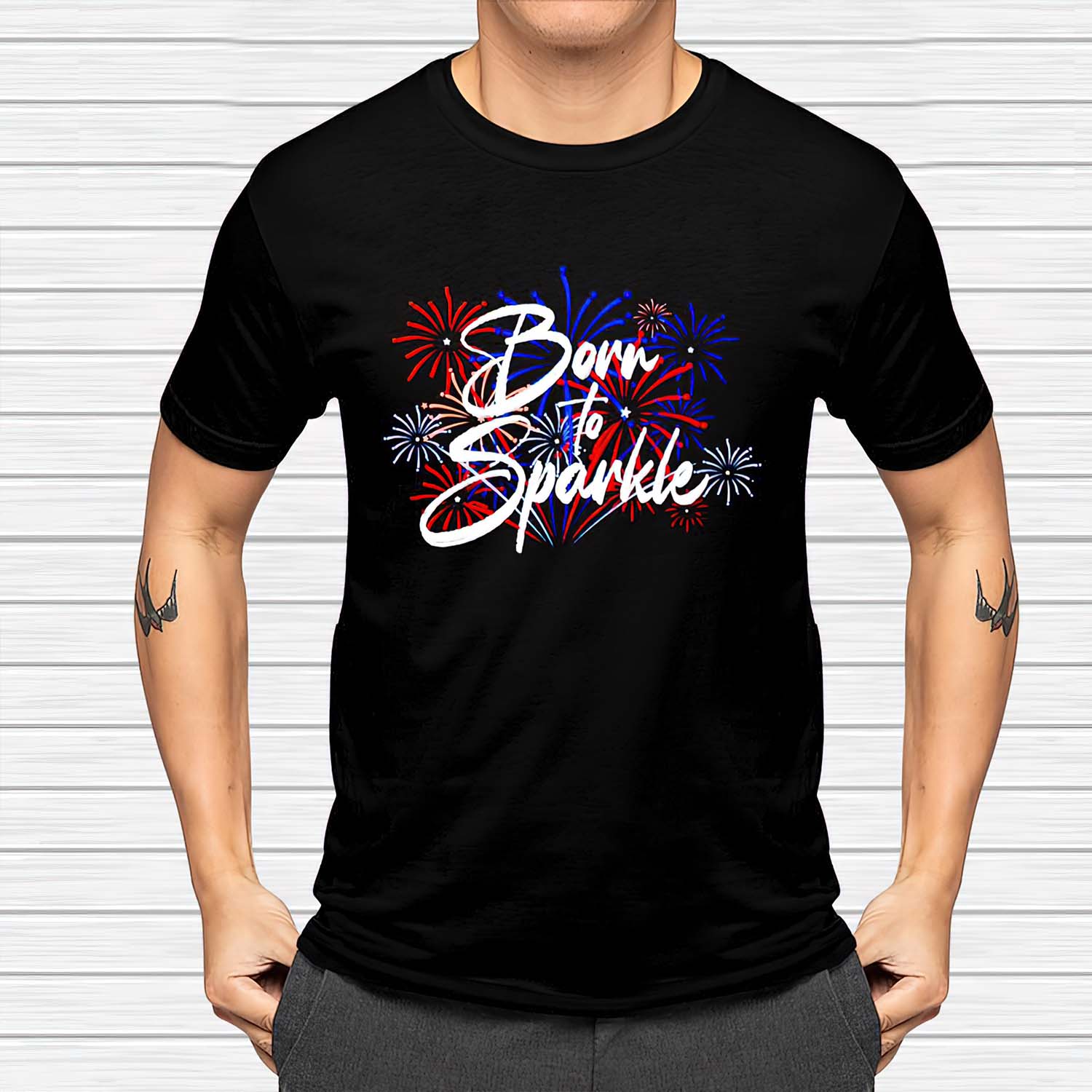 Living Fully Born To Sparkle Shirt