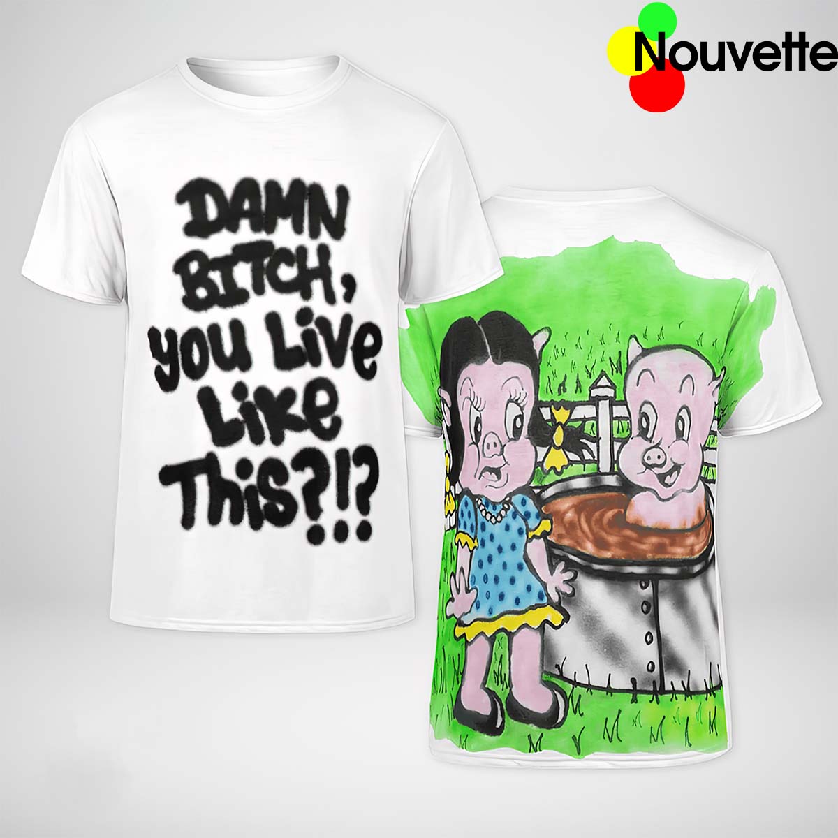 Ally Do Pig Damn Bitch You Live Like This Shirt