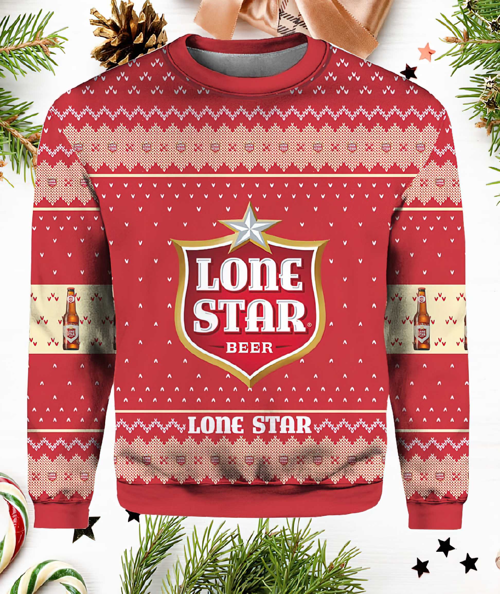 Lone Star Drink Ugly Sweater