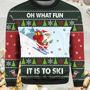 Skiing Oh What Fun Ugly Christmas Sweater.jpg