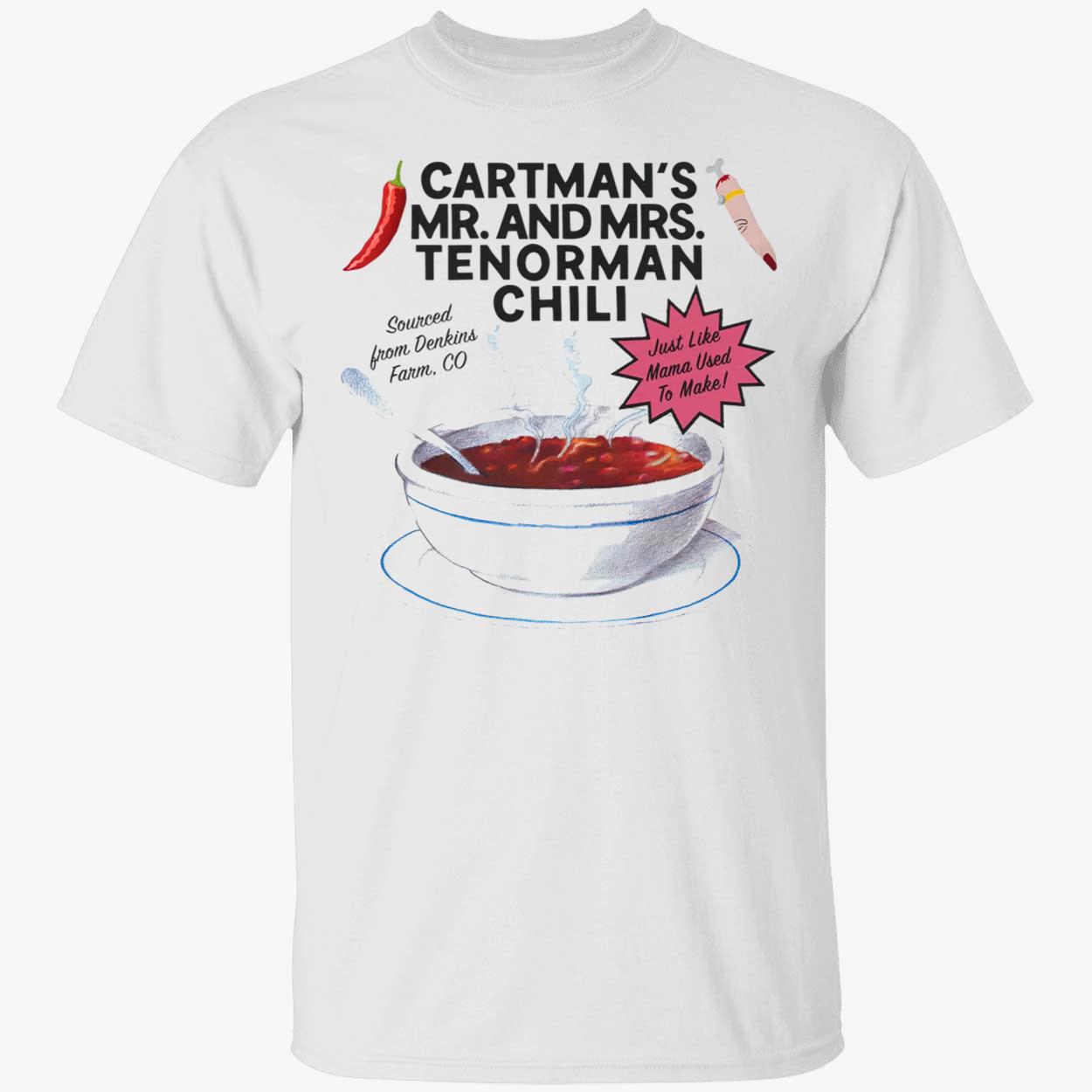 Cartman’S Mr And Mrs Tenorman Chili Shirt