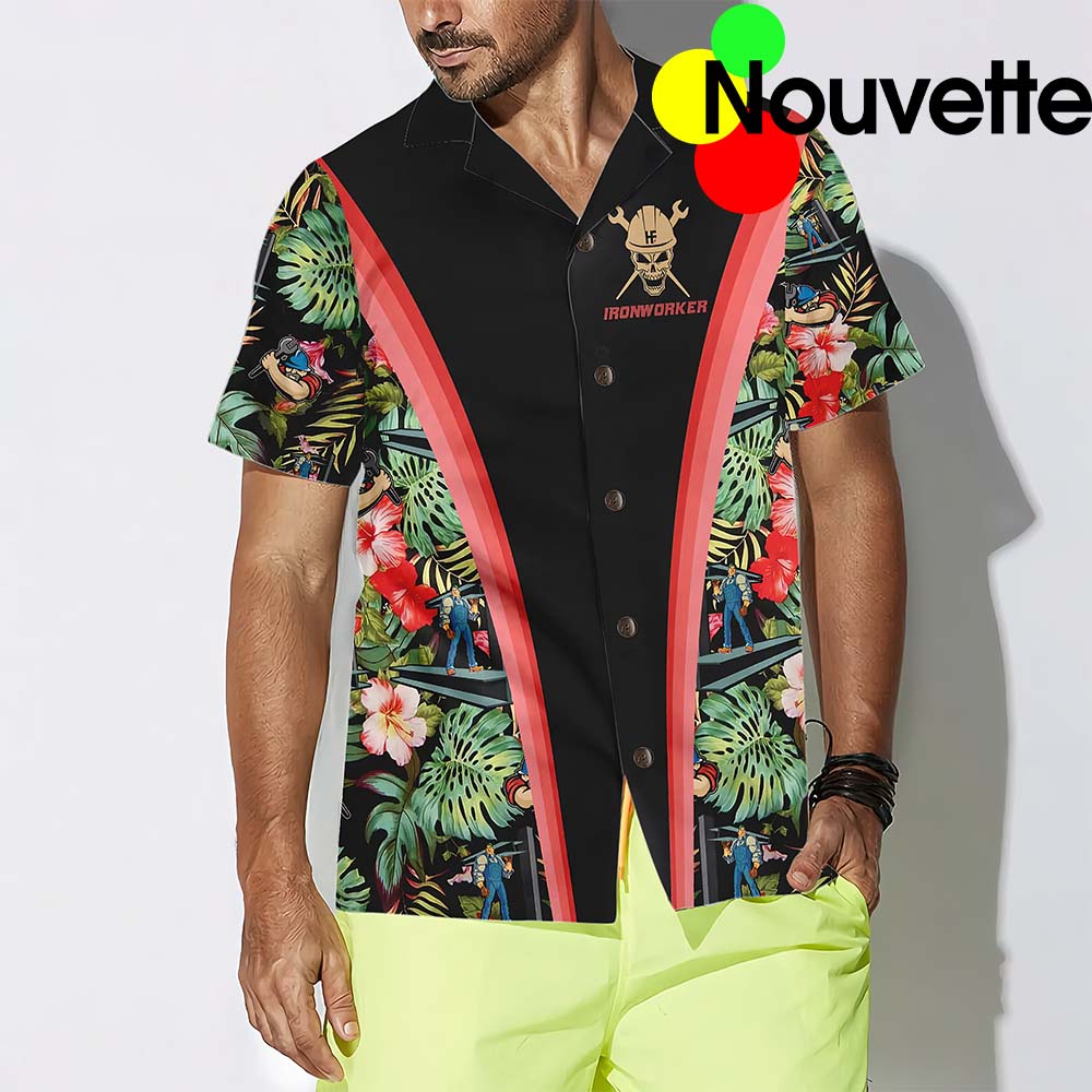 Ironworker Tropical Hawaiian Shirt