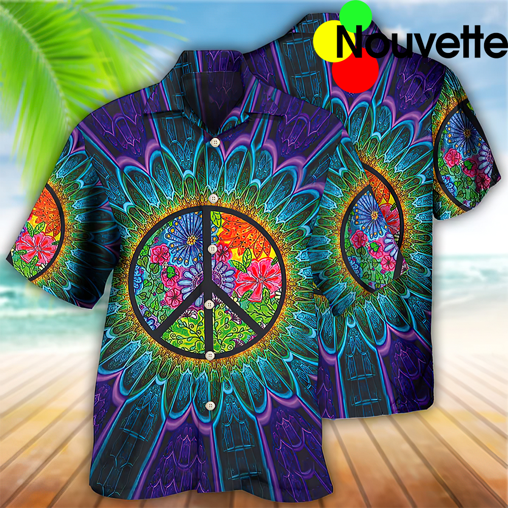 Hippie Sign Style Lover Hippie Hawaiian Shirt