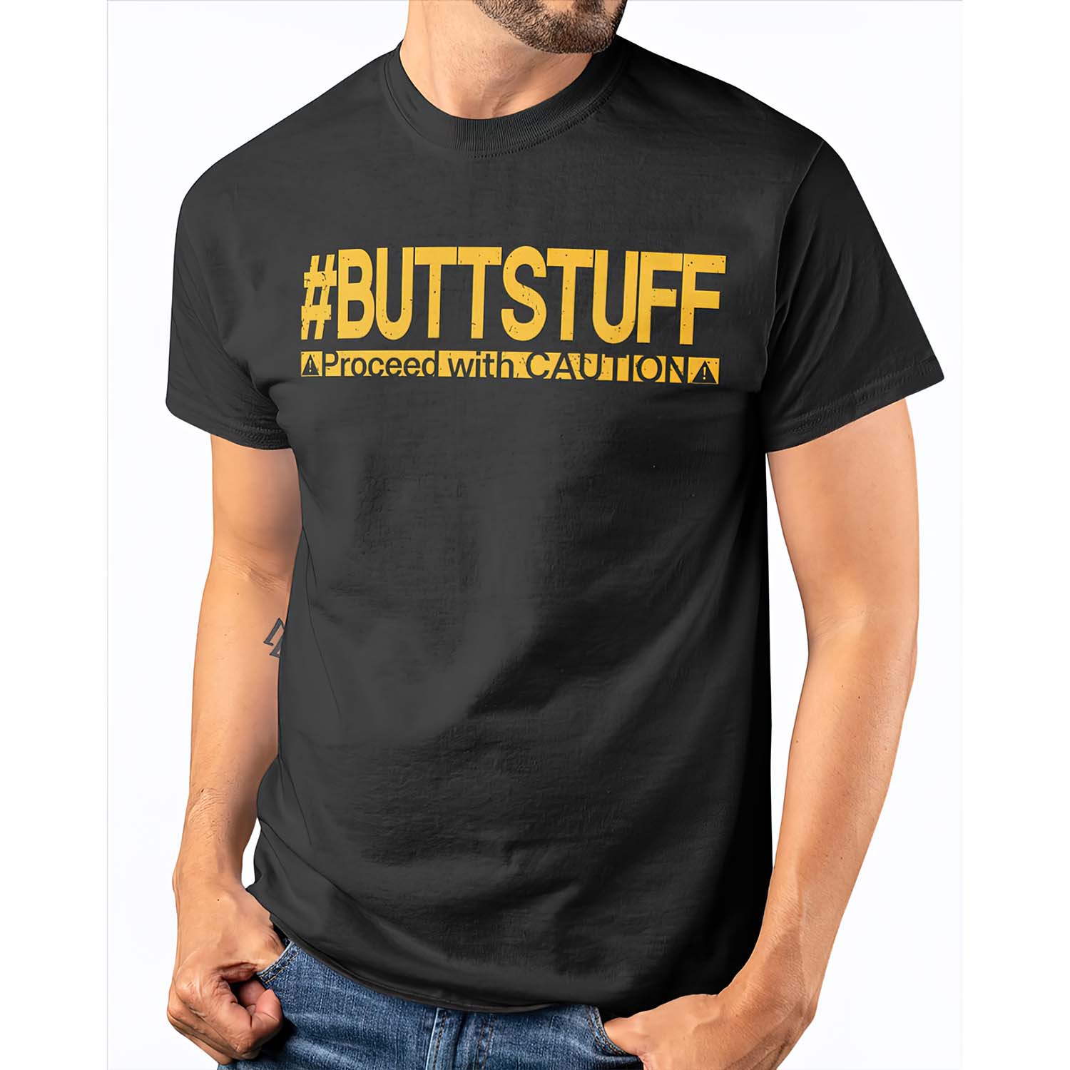 B*Ttstuff Proceed With Caution Shirt