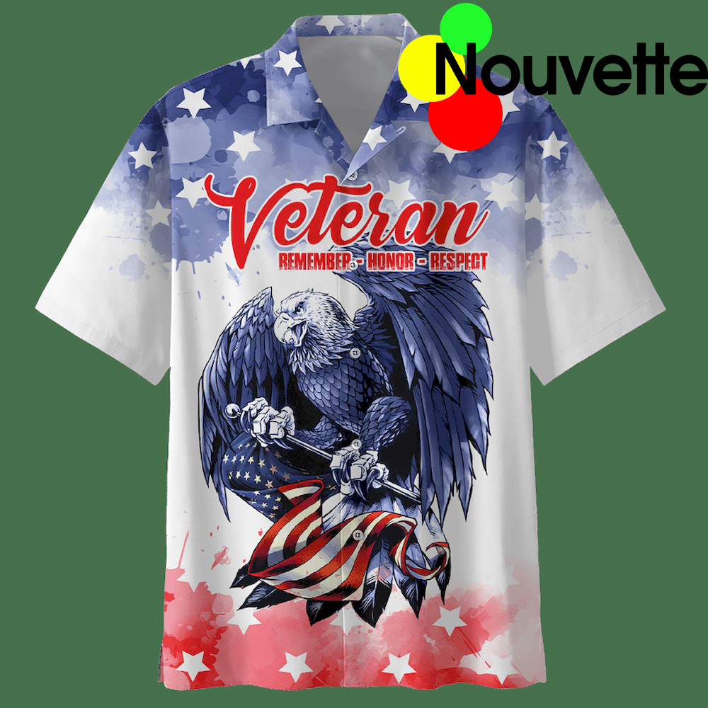 Veteran Remember Honor Respect Hawaiian Shirt