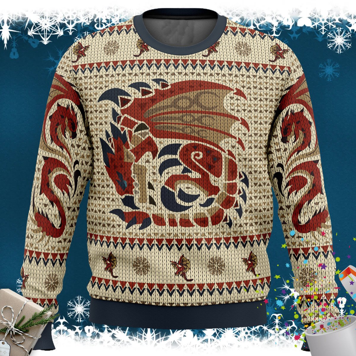 Rathalos Monster Hunter Christmas Sweater