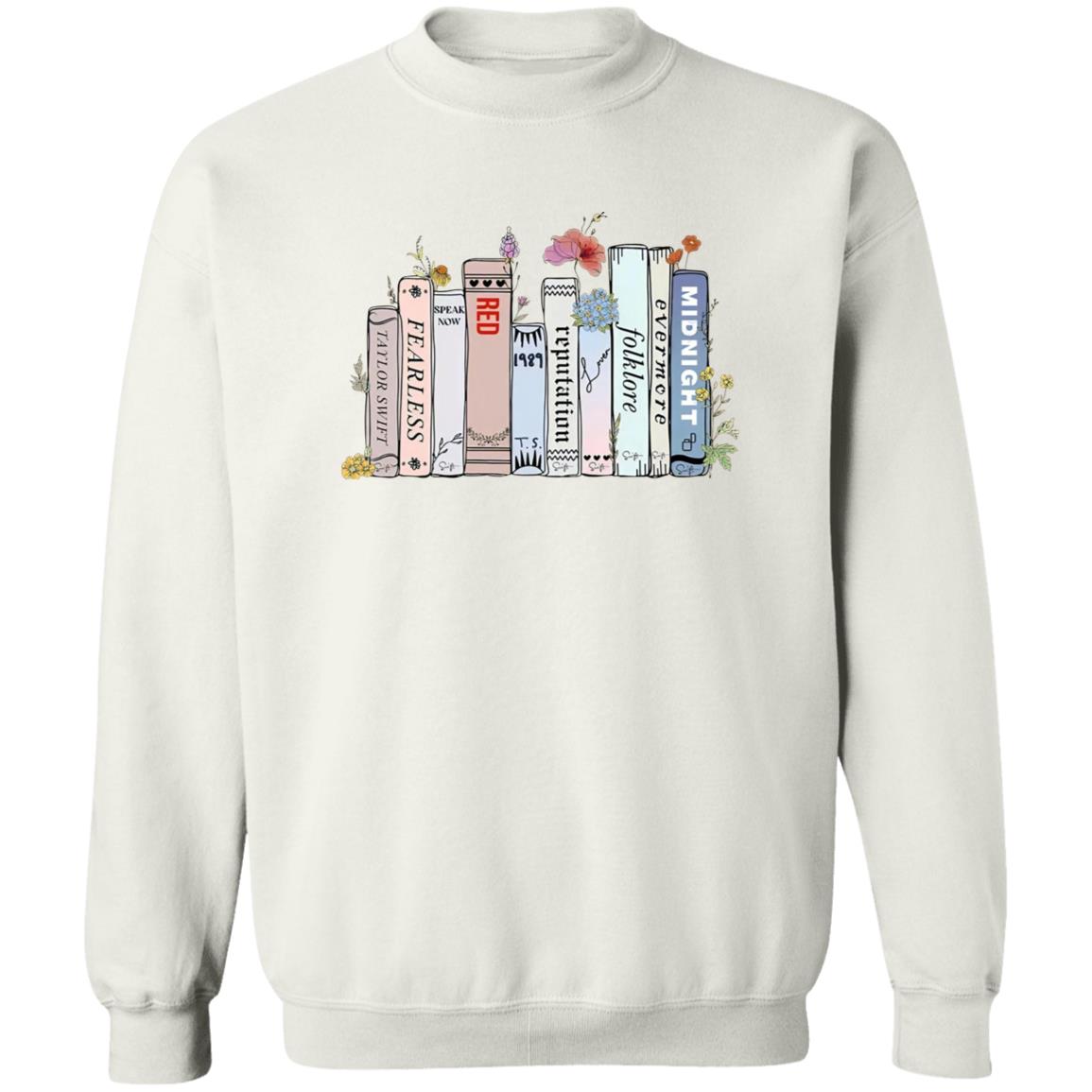 Vintage Albums As Books Taylor Sweatshirt