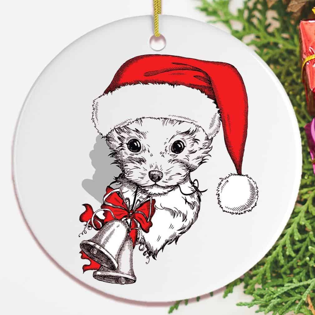 Yorkshire Terrier Christmas Ornament