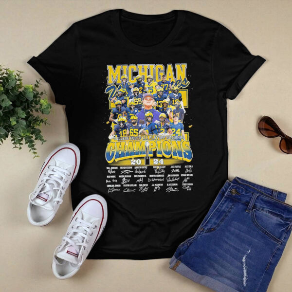 Wolverines College Football Playoff National Champions 2024 Shirt