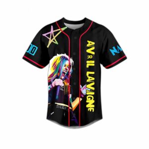 Avril Lavigne I’m Thinking What The Hell Custom Baseball Jersey