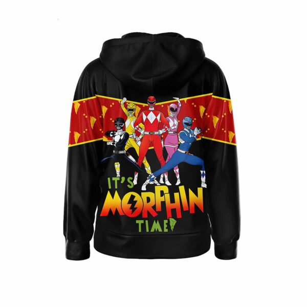 Mighty Morphin Power Rangers Its Morphin Time Hoodie