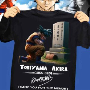 Toriyama Akira 1955 2024 Thank You For The Memory Shirt Toriyama Akira 1955 2024 Thank You For The Memory Shirt