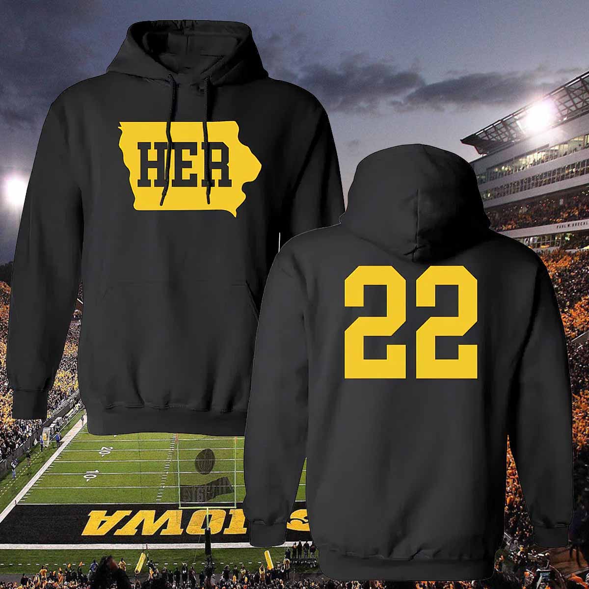 Iowa Her 22 Shirt Iowa Her 22 Shirt