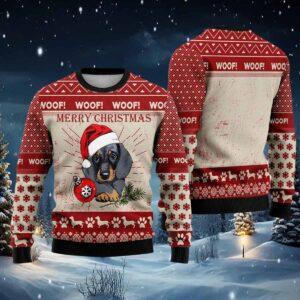 Christmas Dachshund Dog Ugly Christmas Sweater Christmas Dachshund Dog Ugly Christmas Sweater