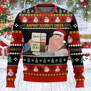 Family Guy Meme Security Check Christmas Ugly Sweater