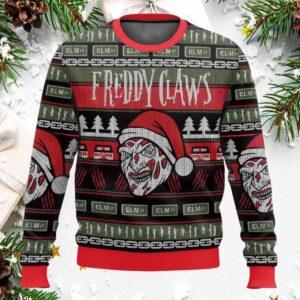 Freddy Claws A Nightmare on Elm Street Ugly Sweater Freddy Claws A Nightmare on Elm Street Ugly Sweater