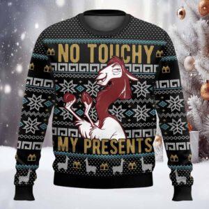 The Emperor’s New Groove No Touchy My Presents Ugly Christmas Sweater