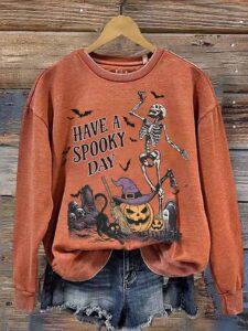 Women’s Have A Spooky Day Halloween Shirt
