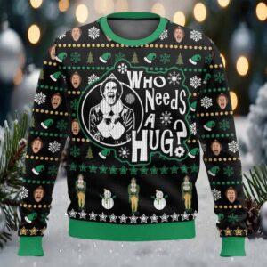Elf Who Needs A Hug Ugly Sweater