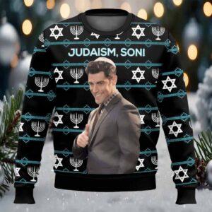 Winston Schmidt Judaism Son Ugly Christmas Sweater