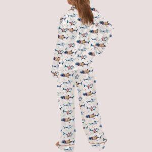 Christmas Shark Long Sleeve Pajama Set