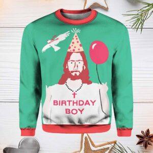 Birthday Boy Christmas Sweater