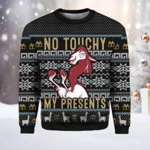 No Touchy My Presents The Emperors New Groove Ugly Christmas Sweater