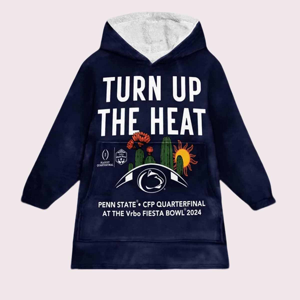 Turn Up The Heat Champions Penn State Football Blanket Hoodie Nouvette turn-up-the-heat-champions-penn-state-football-blanket-hoodie-nouvette