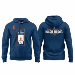 Upside down Terrence Shannon Illinois Fighting Illini Hoodie