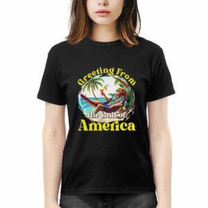 Trump Greeting From The Gulf Of America Shirt