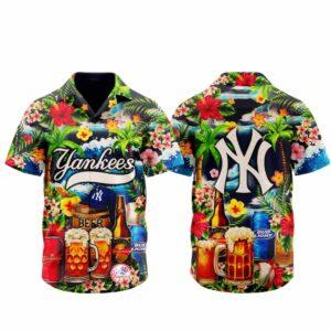 Yankees Summer Sun’s Out Beer’s Out Hawaiian Shirt