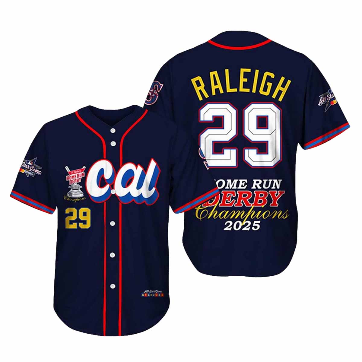 Cal Raleigh 2025 Home Runs Derby Champions Jersey - Nouvette