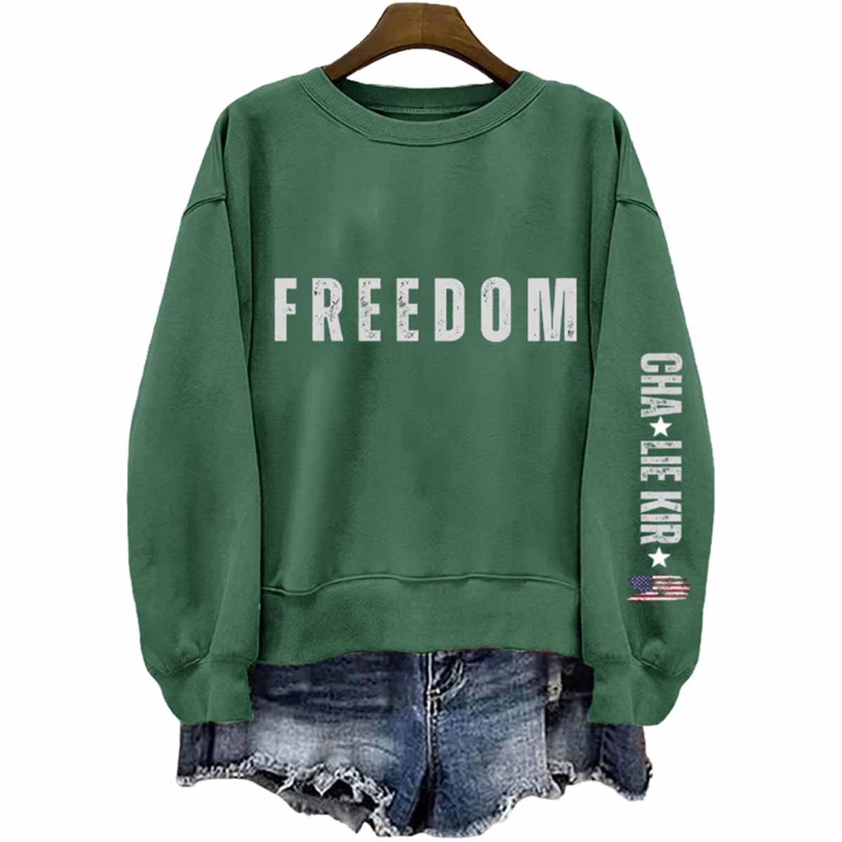 Charlie Kirk Freedom Sweatshirt Charlie Kirk Freedom Sweatshirt