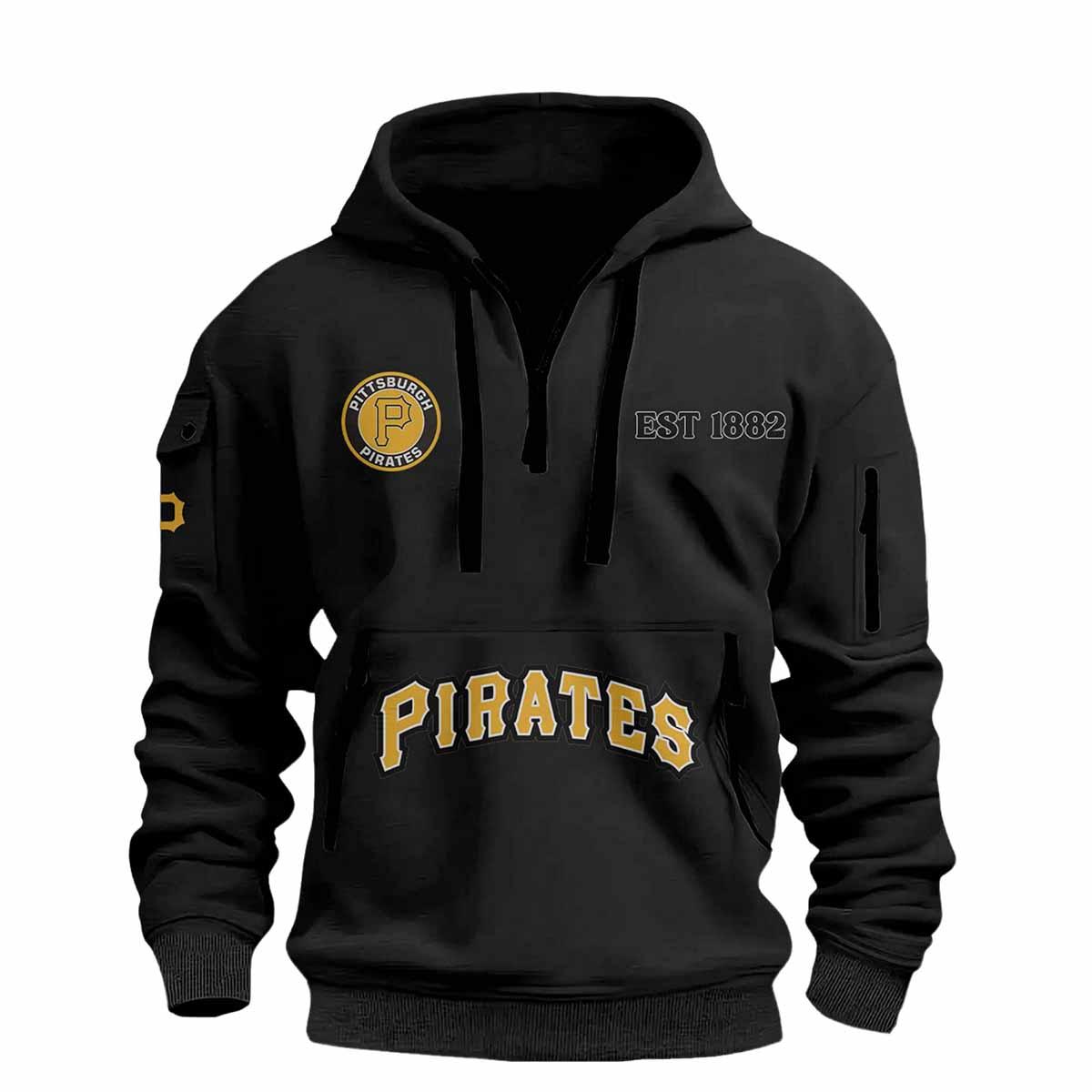 Pirates Est Quarter Zip 2025 Hoodie Pirates Est Quarter Zip 2025 Hoodie