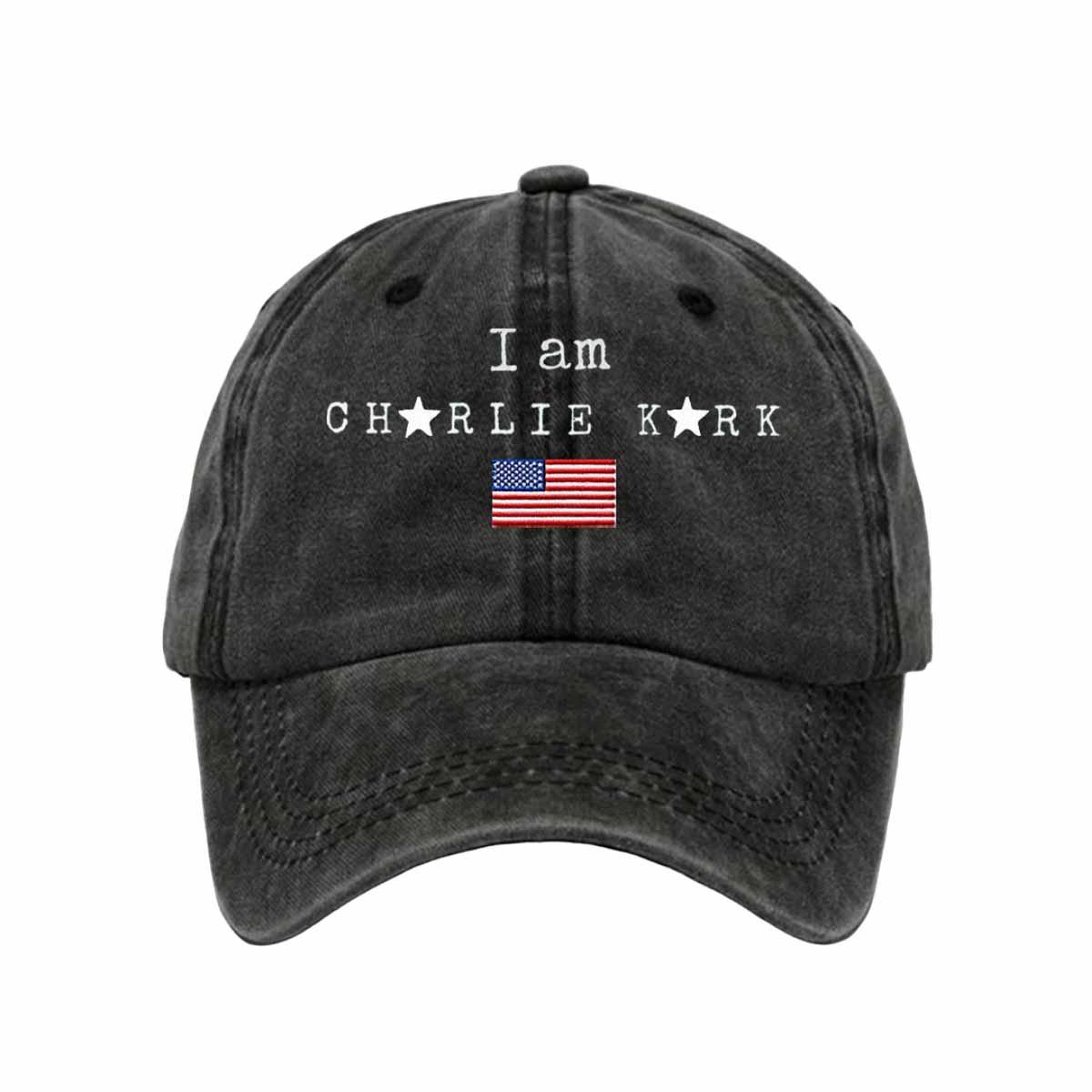 Unisex I Am Charlie Kirk Printed Hat Unisex I Am Charlie Kirk Printed Hat