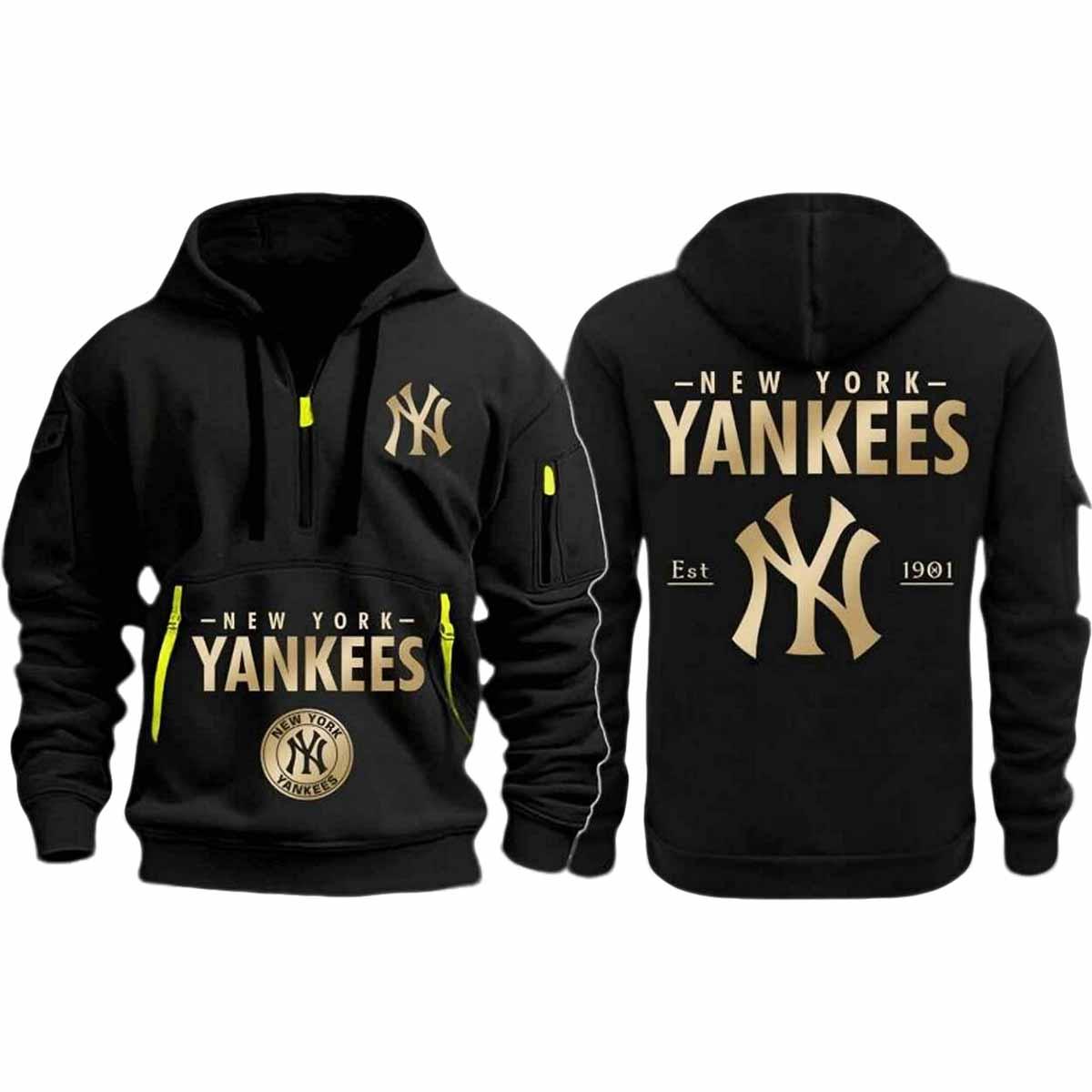 Yankees EST 1901 Quarter Zip Hoodie 2025 Yankees EST 1901 Quarter Zip Hoodie 2025